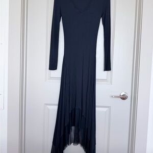BCBGMaxAzria Navy Long Sleeve Dress